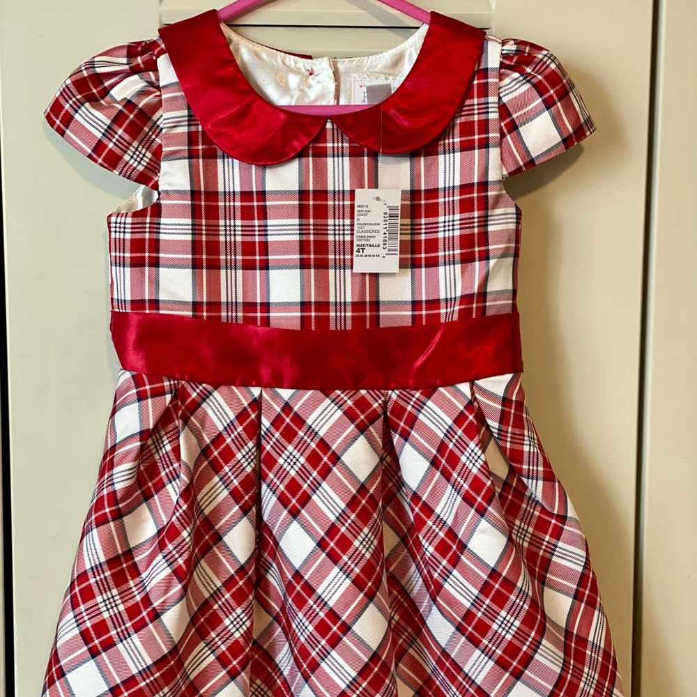Classic red toddler dress size 4t